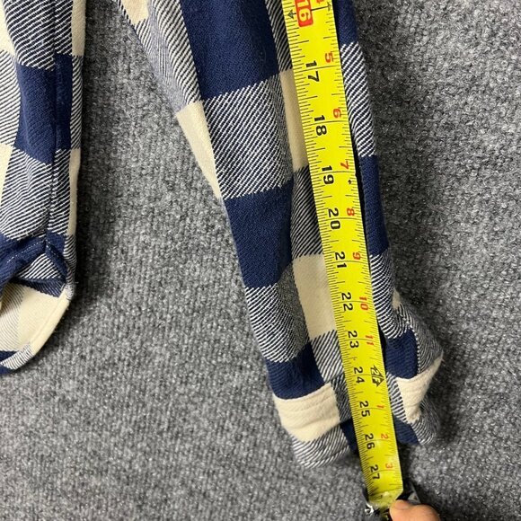 The Nutter Mens Long‎ Sleeve Flannel Plaid Button Down Shirt USA Small - Picture 8 of 9